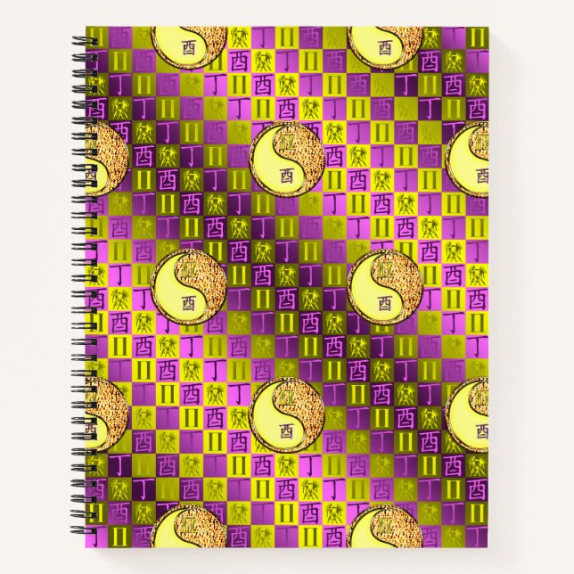 Cuaderno Géminis y Gallo de Fuego (Anverso)