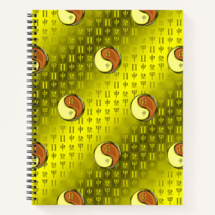 Cuaderno Géminis y Mono de Madera