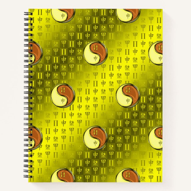 Cuaderno Géminis y Mono de Madera (Anverso)