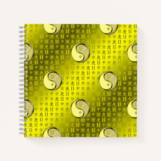 Cuaderno Géminis y Mono de Metal (Anverso)