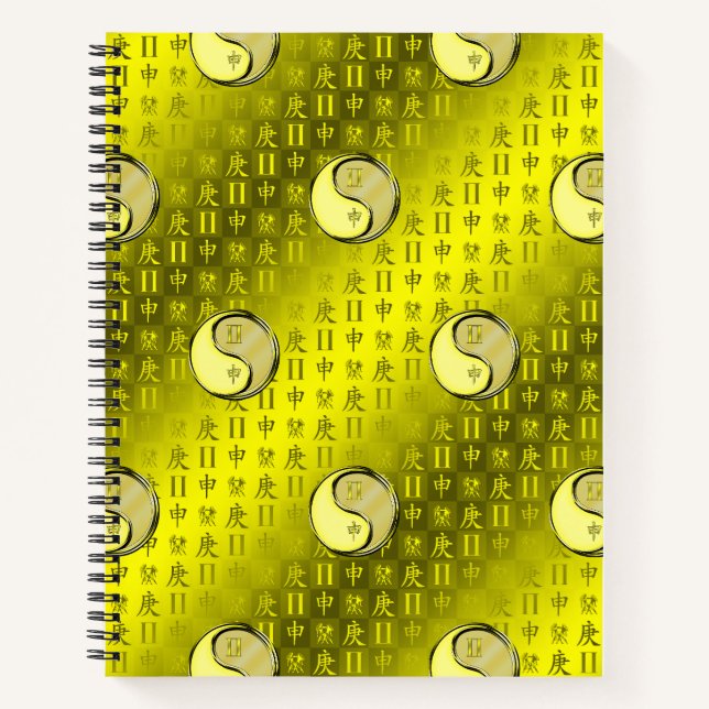 Cuaderno Géminis y Mono de Metal (Anverso)