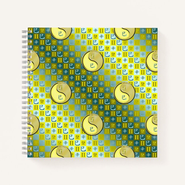Cuaderno Géminis y Serpiente de Metal (Anverso)