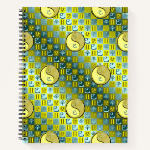 Cuaderno Géminis y Serpiente de Metal