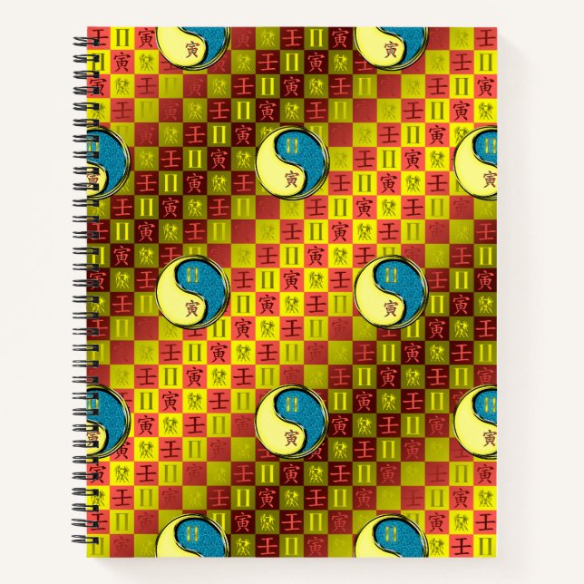 Cuaderno Géminis y Tigre de Agua (Anverso)