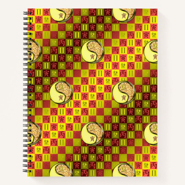 Cuaderno Géminis y Tigre de Fuego (Anverso)