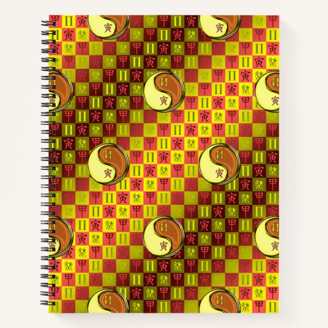 Cuaderno Géminis y Tigre de Madera (Anverso)
