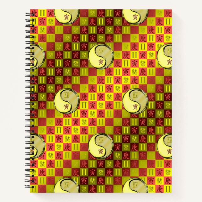Cuaderno Géminis y Tigre de Metal (Anverso)