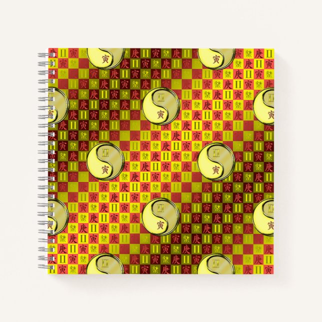 Cuaderno Géminis y Tigre de Metal (Anverso)