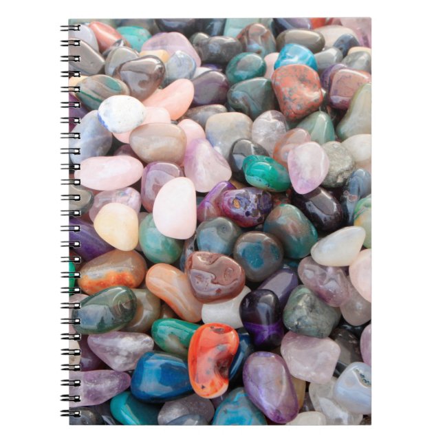 Cuaderno Gemstone geología mineral costoso (Frente)