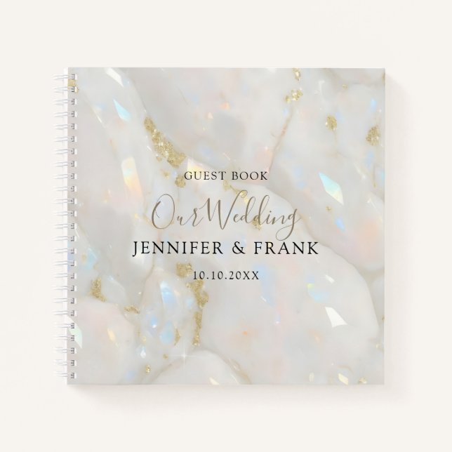 Cuaderno Gemstone óptico irlandés elegante (Anverso)