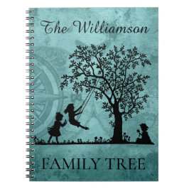 Cuaderno Genealogía Personalizada Árbol Genealógico Antiguo