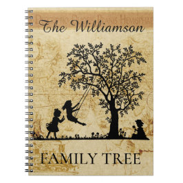 Cuaderno Genealogía Personalizada Árbol Genealógico Antiguo