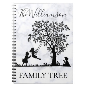 Cuaderno Genealogía Personalizada Árbol Genealógico Familia