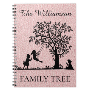 Cuaderno Genealogía Personalizada Árbol Genealógico Familia