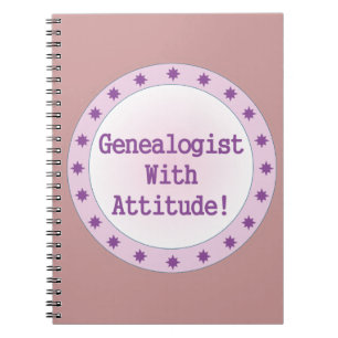 Cuaderno Genealógico Con Portátil De Actitud