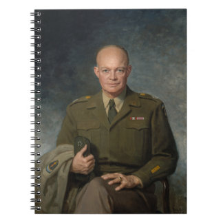 Cuaderno General Dwight Eisenhower Retrato pintado de 5 est