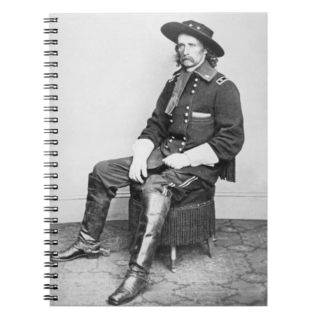 Cuaderno General George A. Custer (foto de b/w) (Frente)