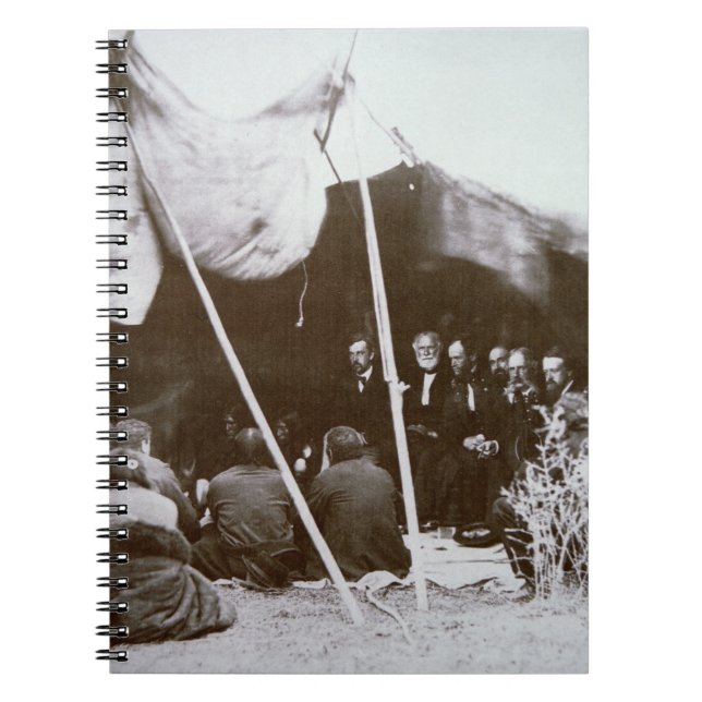 Cuaderno General Guillermo T. Sherman (1820-91) preside en (Frente)