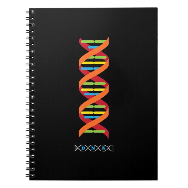 Cuaderno genes del profesor de ciencias de la molécula del  (Frente)