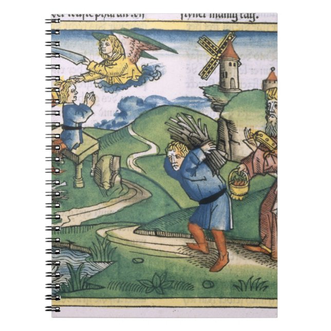 Cuaderno Génesis 21 1-14 Abraham que ofrecen para arriba de (Frente)