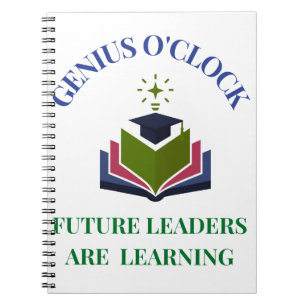 Cuaderno Genio en punto: los futuros líderes están aprendie