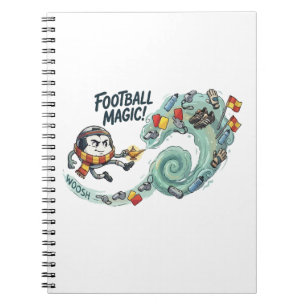 Cuaderno Genio Mágico Fútbol Balón Regalo Divertido