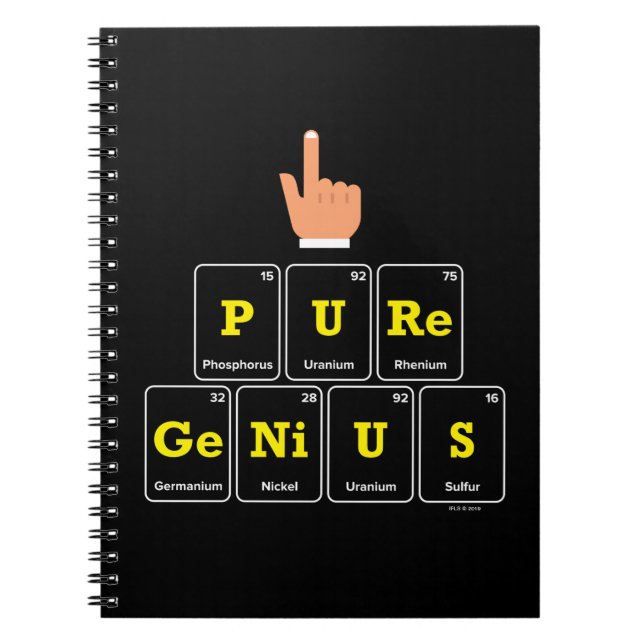 Cuaderno Genio puro (Frente)