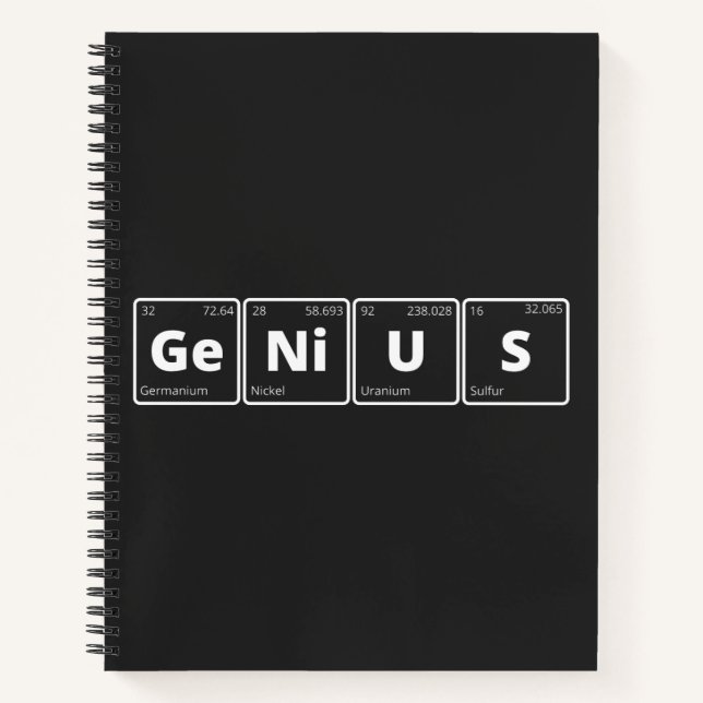 Cuaderno Genio - Tabla periódica (Anverso)