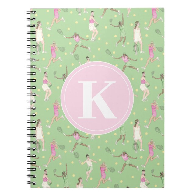 Cuaderno Gente de tenis - Equipo portátil personalizado (Frente)