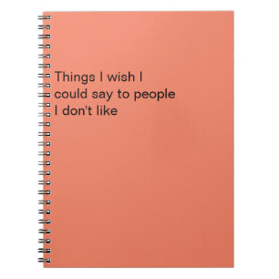 Cuaderno Gente Divertida Que No Me Gusta