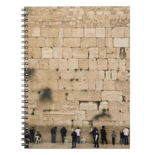 Cuaderno Gente rezando en el muro de los lamentos (Frente)