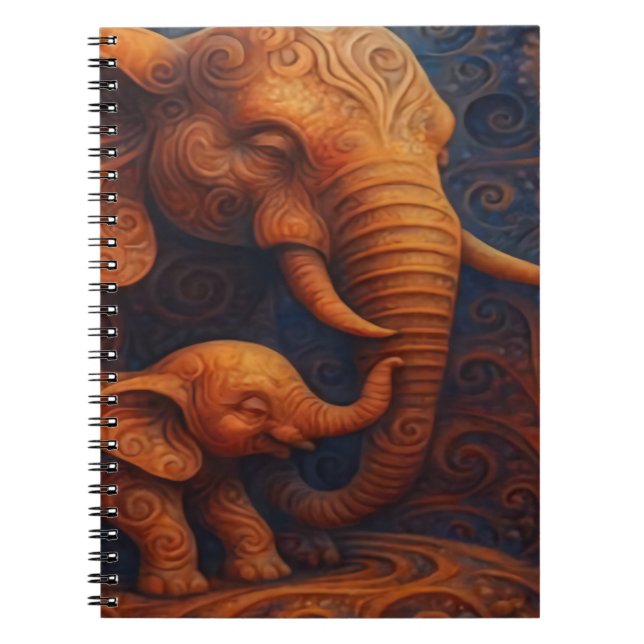 Cuaderno Gentle Elephants Notebook (Frente)