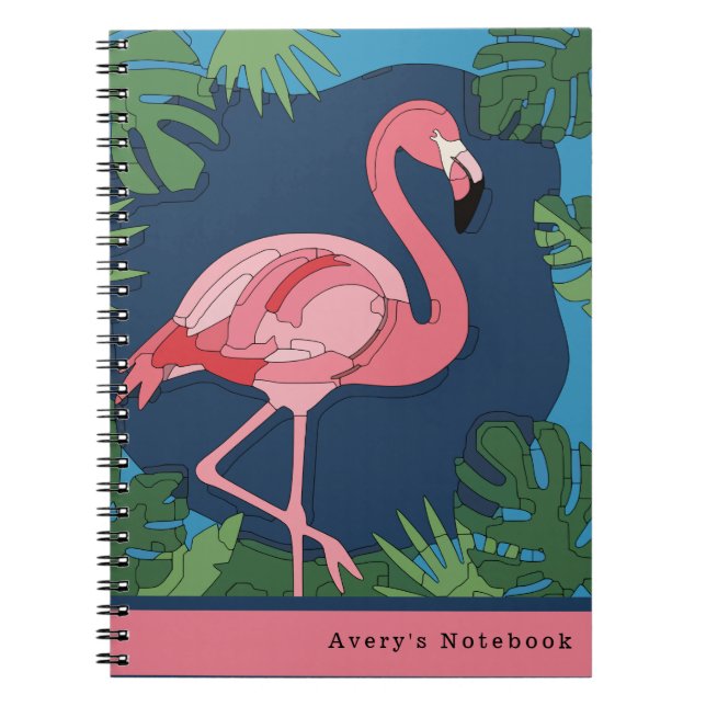 Cuaderno Geo Flamingo Puzzle (Frente)