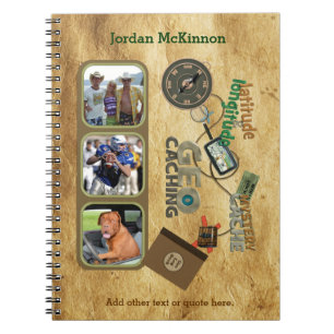 Cuaderno Geocache Triple Photo Journal