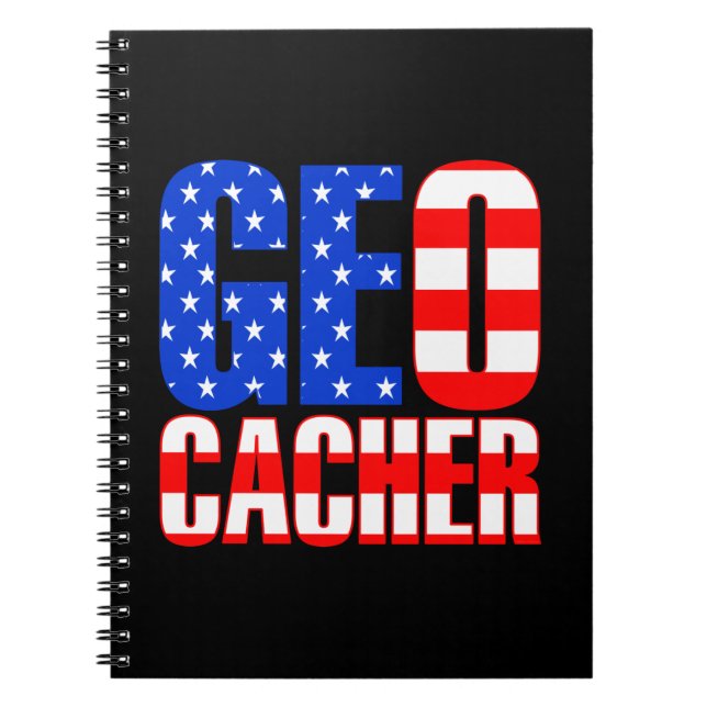 Cuaderno Geocacher de Estados Unidos (Frente)