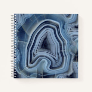 Cuaderno Geode de ácidos de humo azul