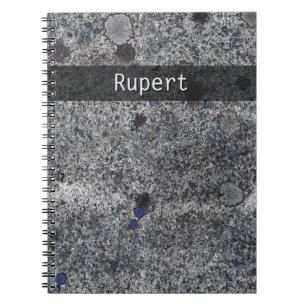 Cuaderno Geología de la naturaleza Granito gris Azul Detall
