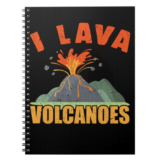 Cuaderno Geología divertida del Volcano Lava Lover (Frente)