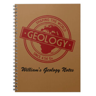 Cuaderno Geología - La configuración del logotipo mundial (