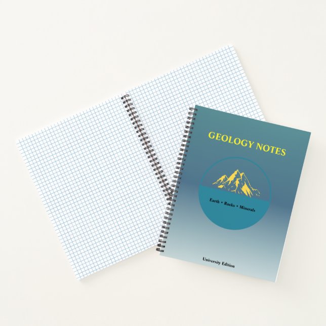 Cuaderno Geology Study Notebook – Minimal Academic Design (Interior)