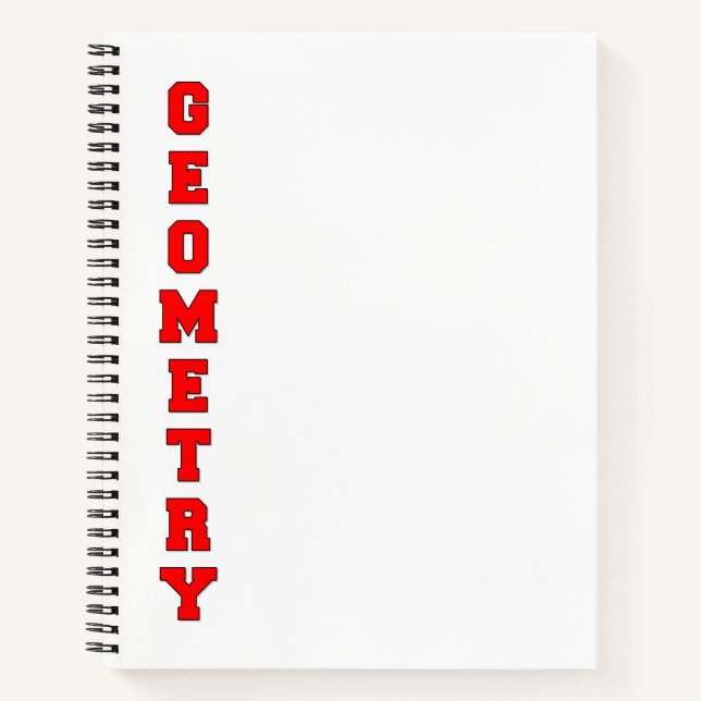 Cuaderno Geometría (Anverso)