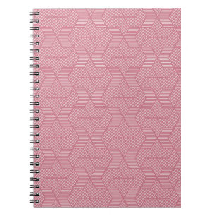 Cuaderno Geometría de línea: textura vintage moderna