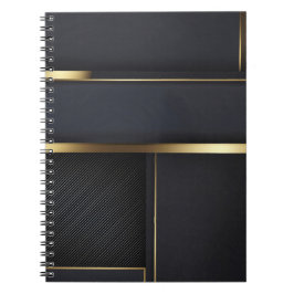 Cuaderno Geometría de Lujo Dorada