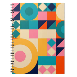 Cuaderno Geometría minimalista: Poster de Ilustracion de ép