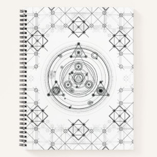 Cuaderno Geometría sagrada y diseño de alquimia geométri