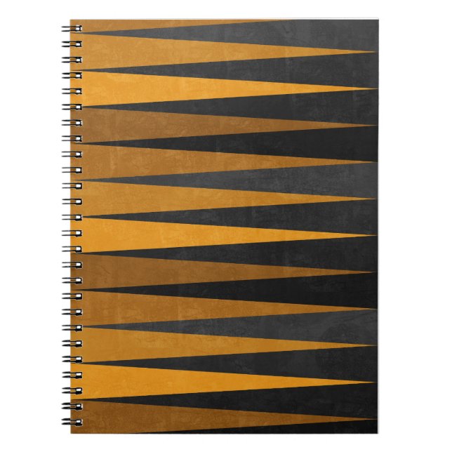 Cuaderno Geometric Black Yellow (Frente)