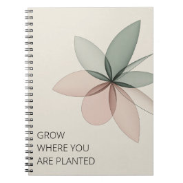 Cuaderno Geometric Bloom Modern Cover Art