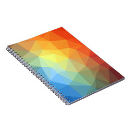 Cuaderno Geometric Rainbow Kaleidoscope 