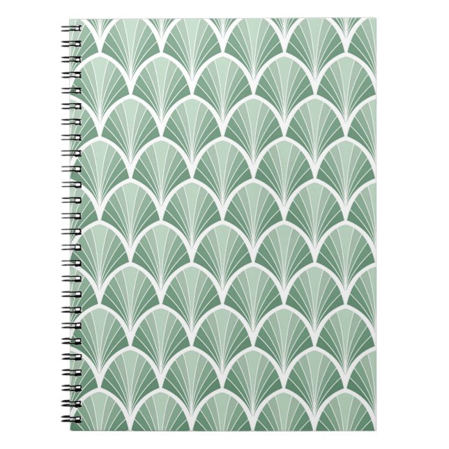 Cuaderno Geométrica clásica: estilo Art Deco sin foco (Frente)