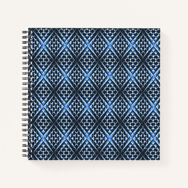 Cuaderno Geométricamente Azul...... (Anverso)